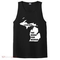 I Stand With That Woman From Michigan PosiCharge Competitor Tank thumb 0