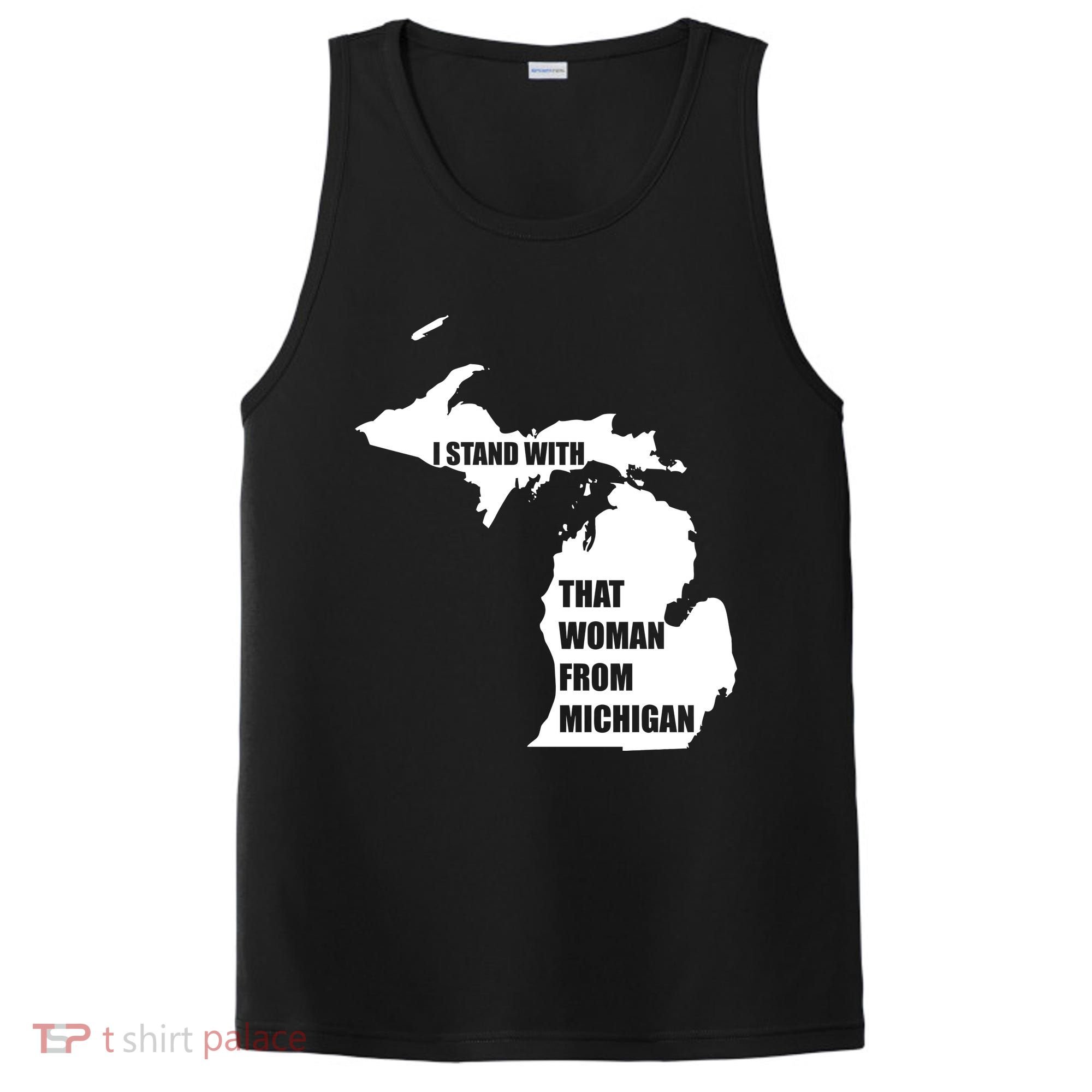I Stand With That Woman From Michigan PosiCharge Competitor Tank