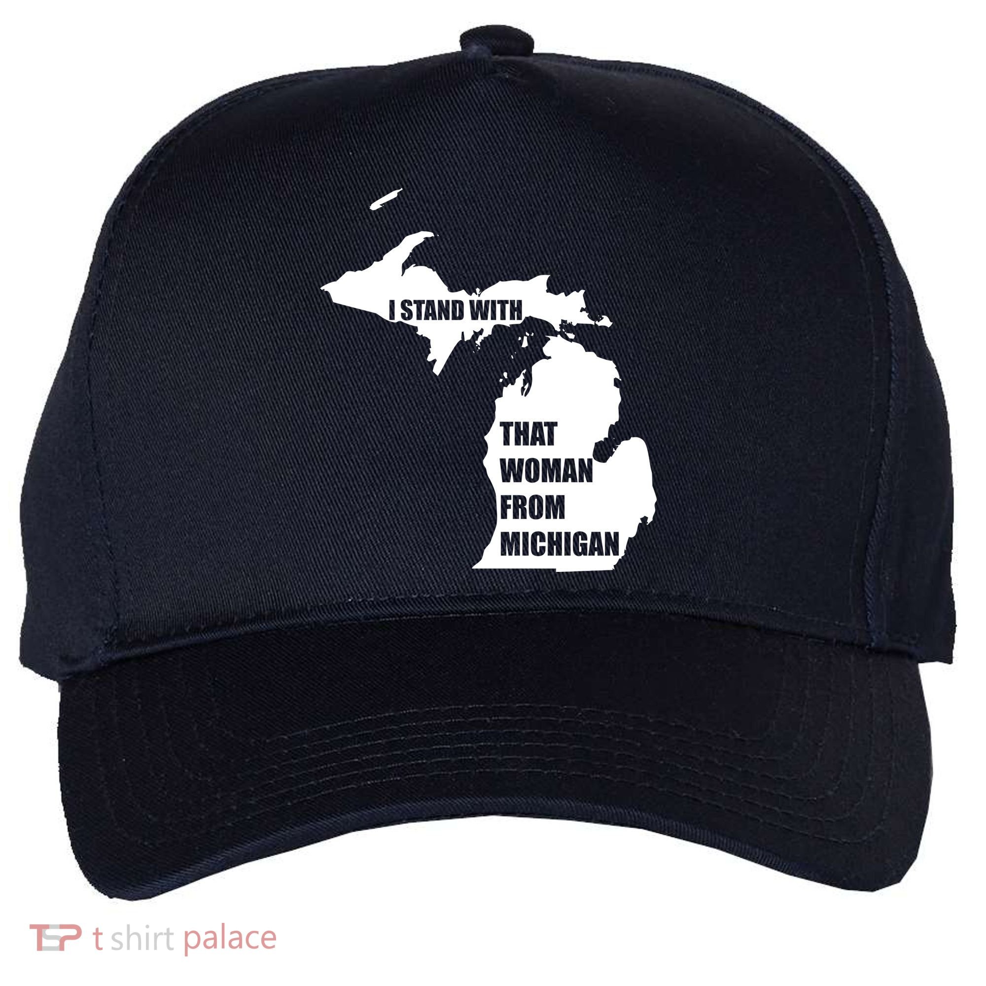 I Stand With That Woman From Michigan Five-Panel Snapback Cap