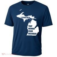 I Stand With That Woman From Michigan Cooling Performance Crew T-Shirt thumb 0