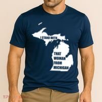 I Stand With That Woman From Michigan Cooling Performance Crew T-Shirt thumb 2