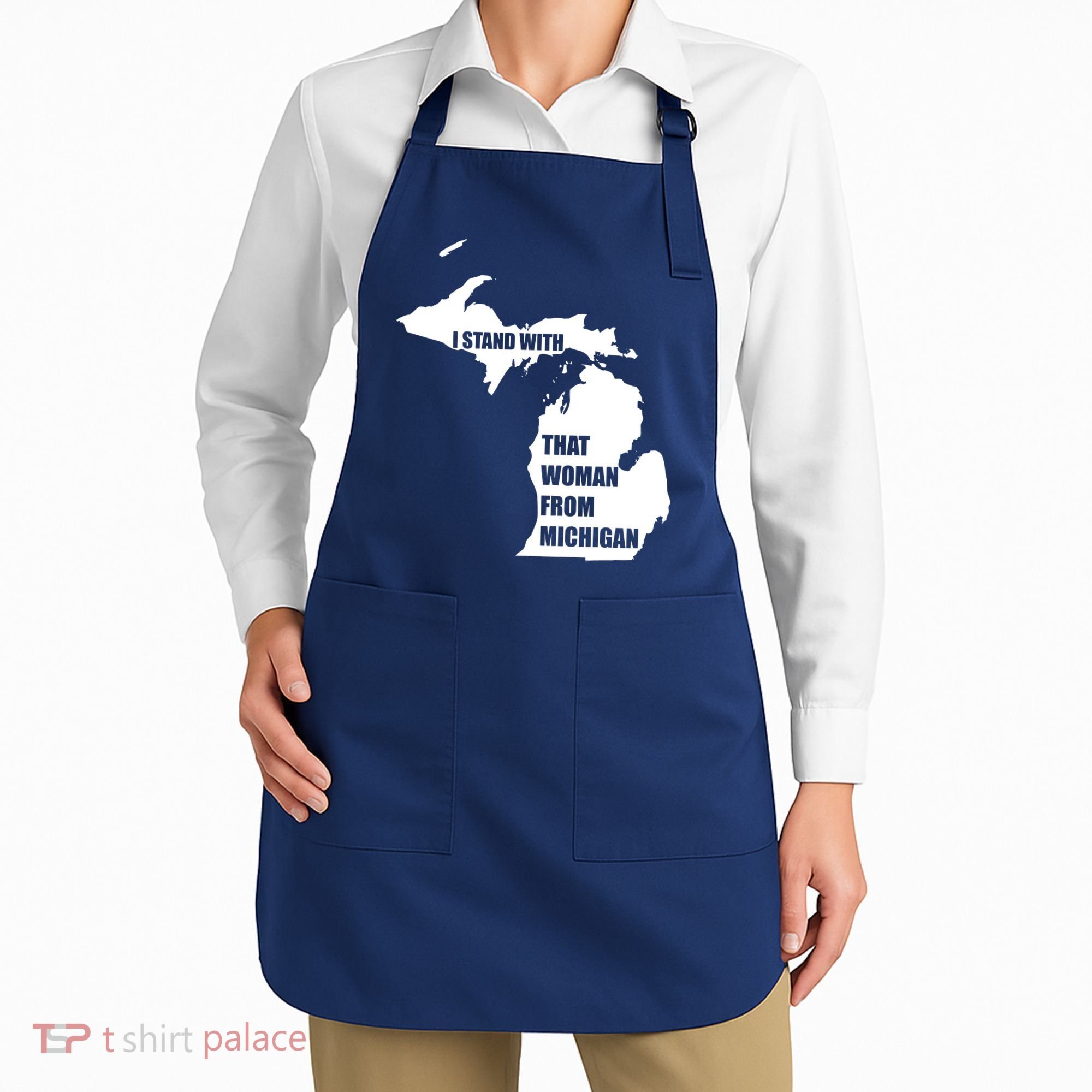 I Stand With That Woman From Michigan Apron