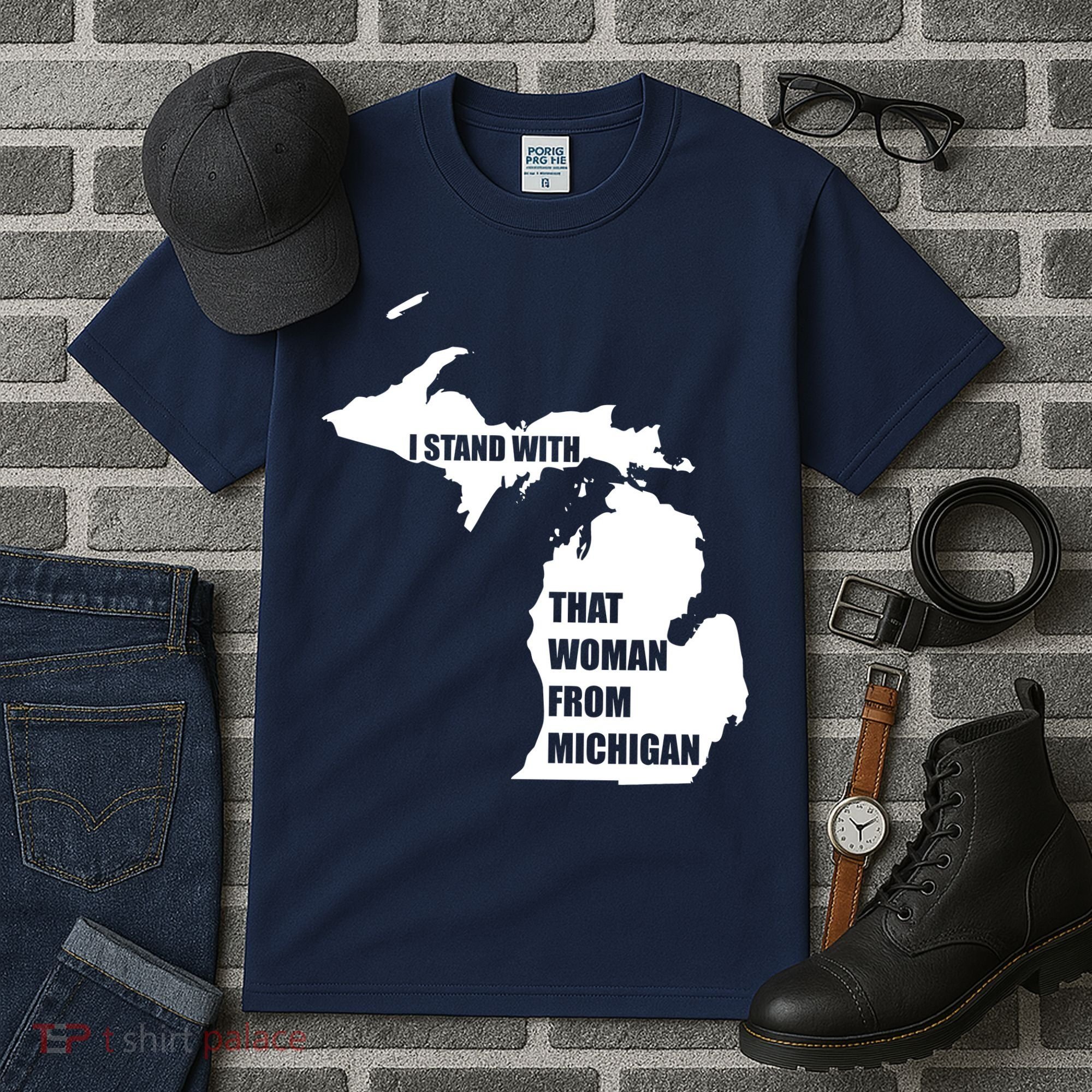 I Stand With That Woman From Michigan Tall T-Shirt