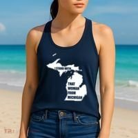 I Stand With That Woman From Michigan Women's Tank Top thumb 2