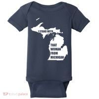 I Stand With That Woman From Michigan Baby Bodysuit thumb 0