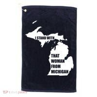 I Stand With That Woman From Michigan Golf Towel thumb 0