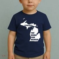 I Stand With That Woman From Michigan Toddler T-Shirt thumb 2