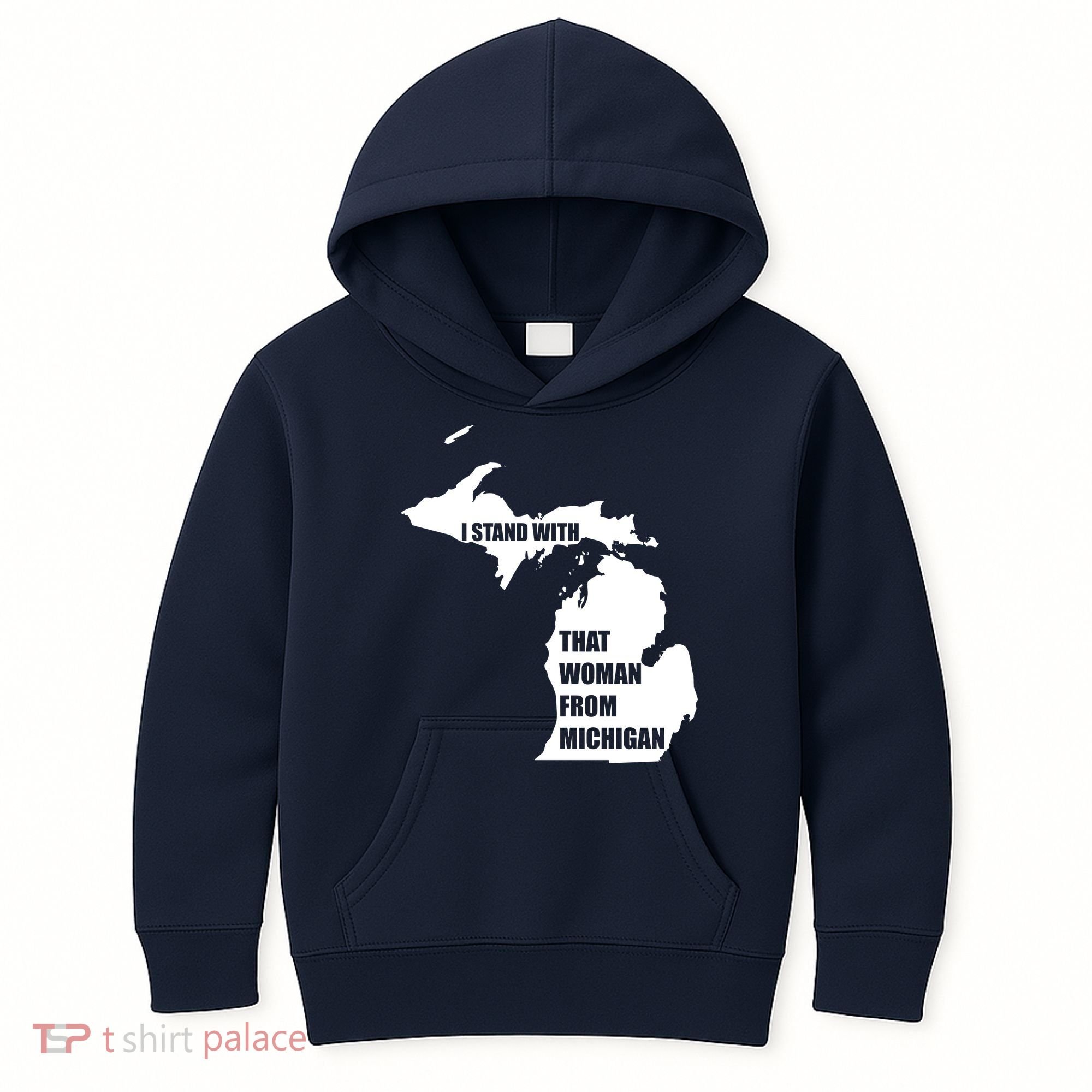 I Stand With That Woman From Michigan Kids Hoodie