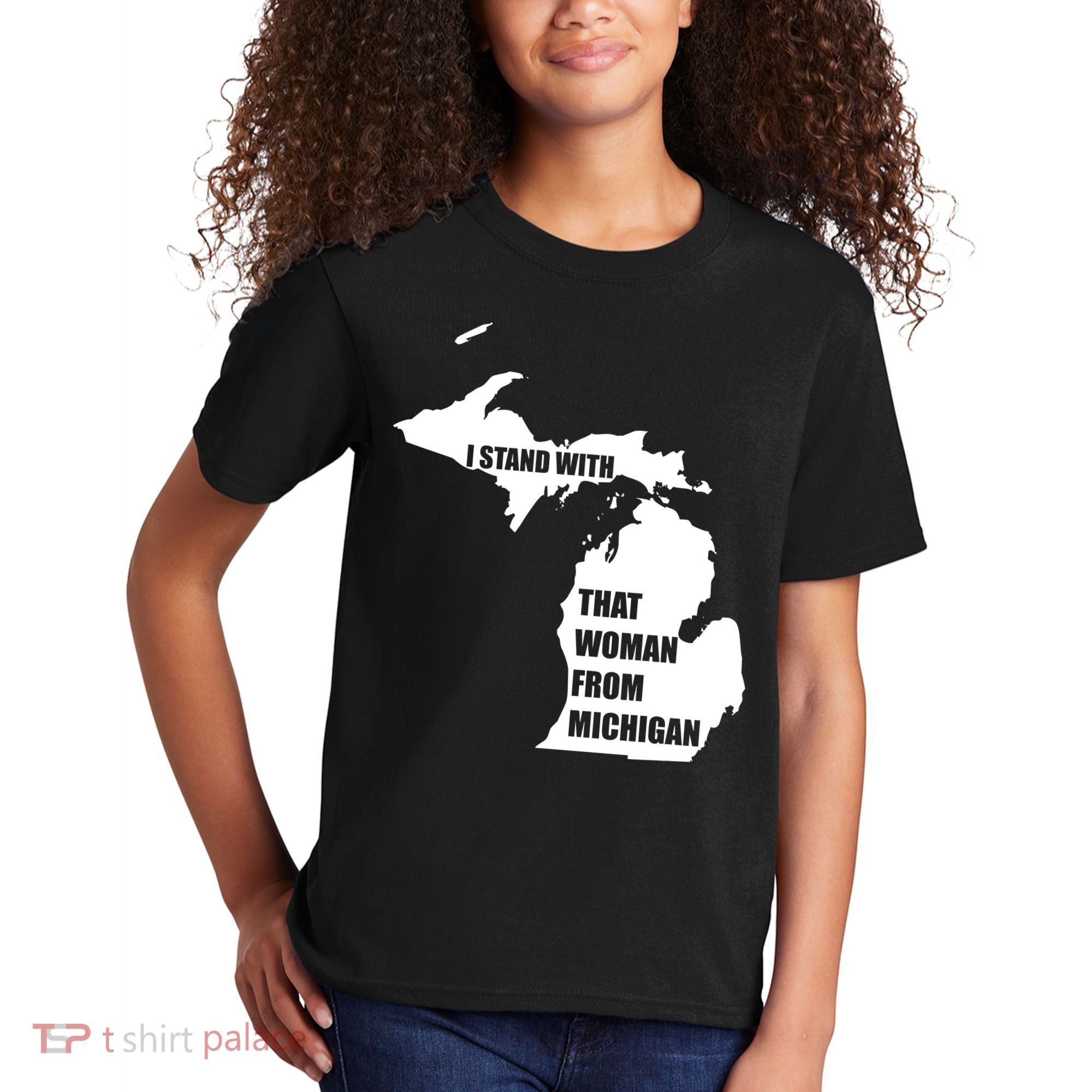 I Stand With That Woman From Michigan Kids T-Shirt