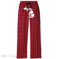 I Stand With That Woman From Michigan Women's Flannel Plaid Pajama Pants thumb 0