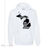I Stand With That Woman From Michigan Comfort Colors Garment-Dyed Hooded Sweatshirt thumb 0