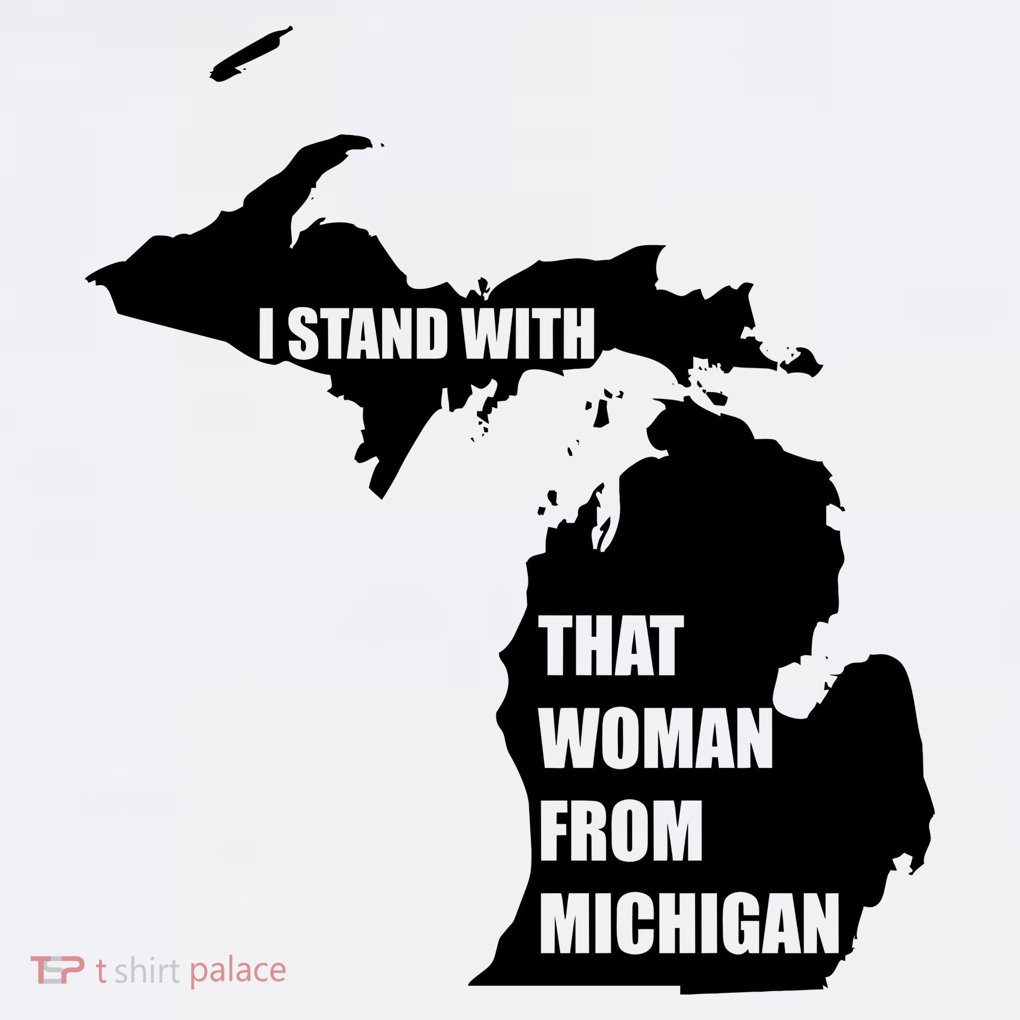 I Stand With That Woman From Michigan Comfort Colors Garment-Dyed Hooded Sweatshirt
