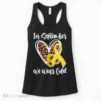 In Septemeber We Wear Gold Childhood Cancer Women's Tank Top thumb 0