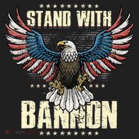 I Stand With Bannon Patriotic Women's Sweatshirt thumb 2