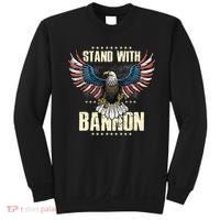 I Stand With Bannon Patriotic Sweatshirt thumb 0
