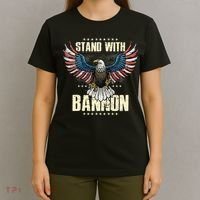 I Stand With Bannon Patriotic T-Shirt thumb 4