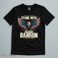 I Stand With Bannon Patriotic T-Shirt thumb 5