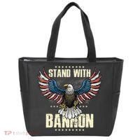 I Stand With Bannon Patriotic Tote Bag thumb 0