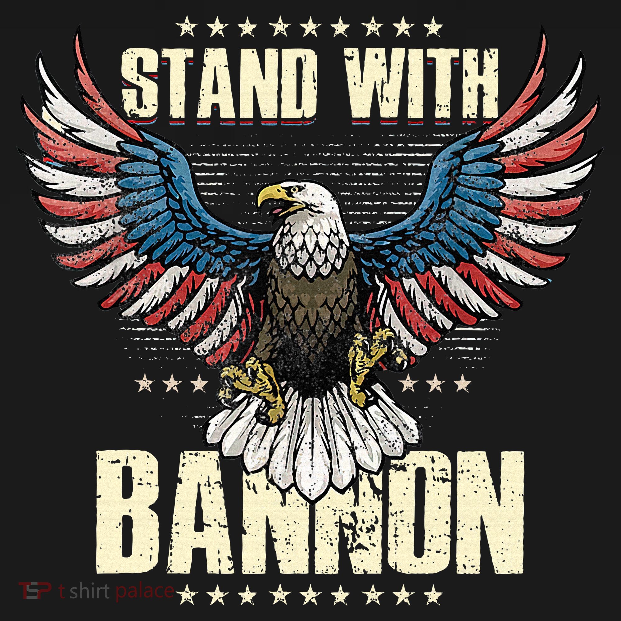 I Stand With Bannon Patriotic Tote Bag
