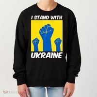 I Stand With Ukraine Fist Women's Sweatshirt thumb 0
