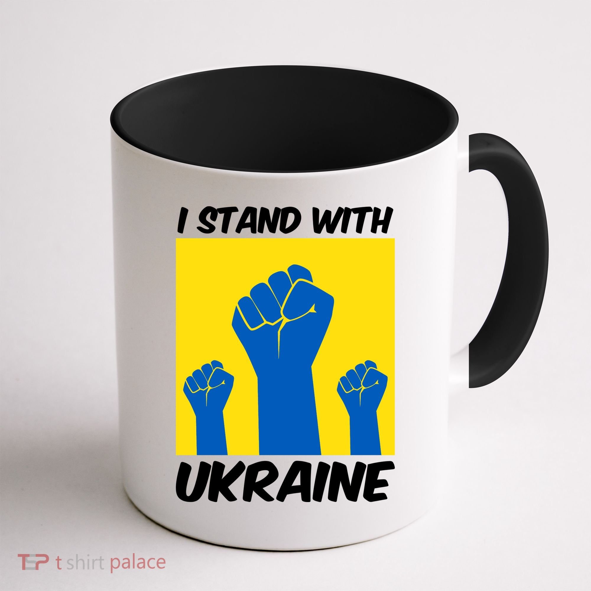 I Stand With Ukraine Fist Coffee Mug