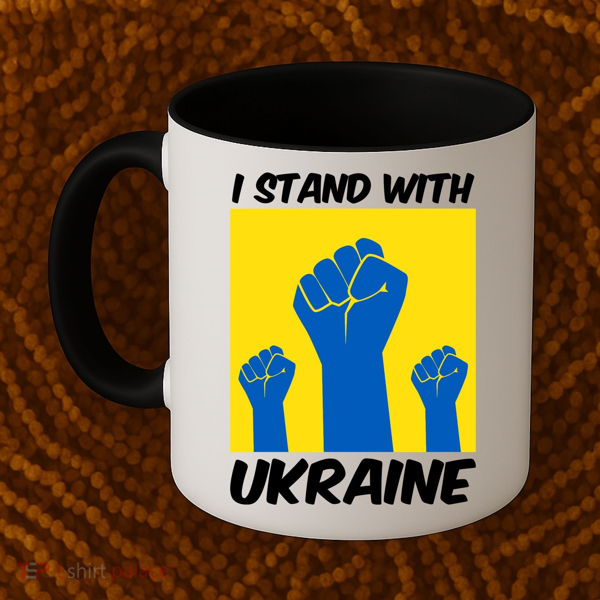 I Stand With Ukraine Fist Coffee Mug