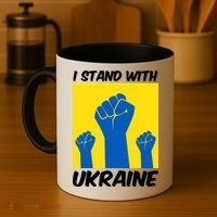 I Stand With Ukraine Fist Coffee Mug thumb 4