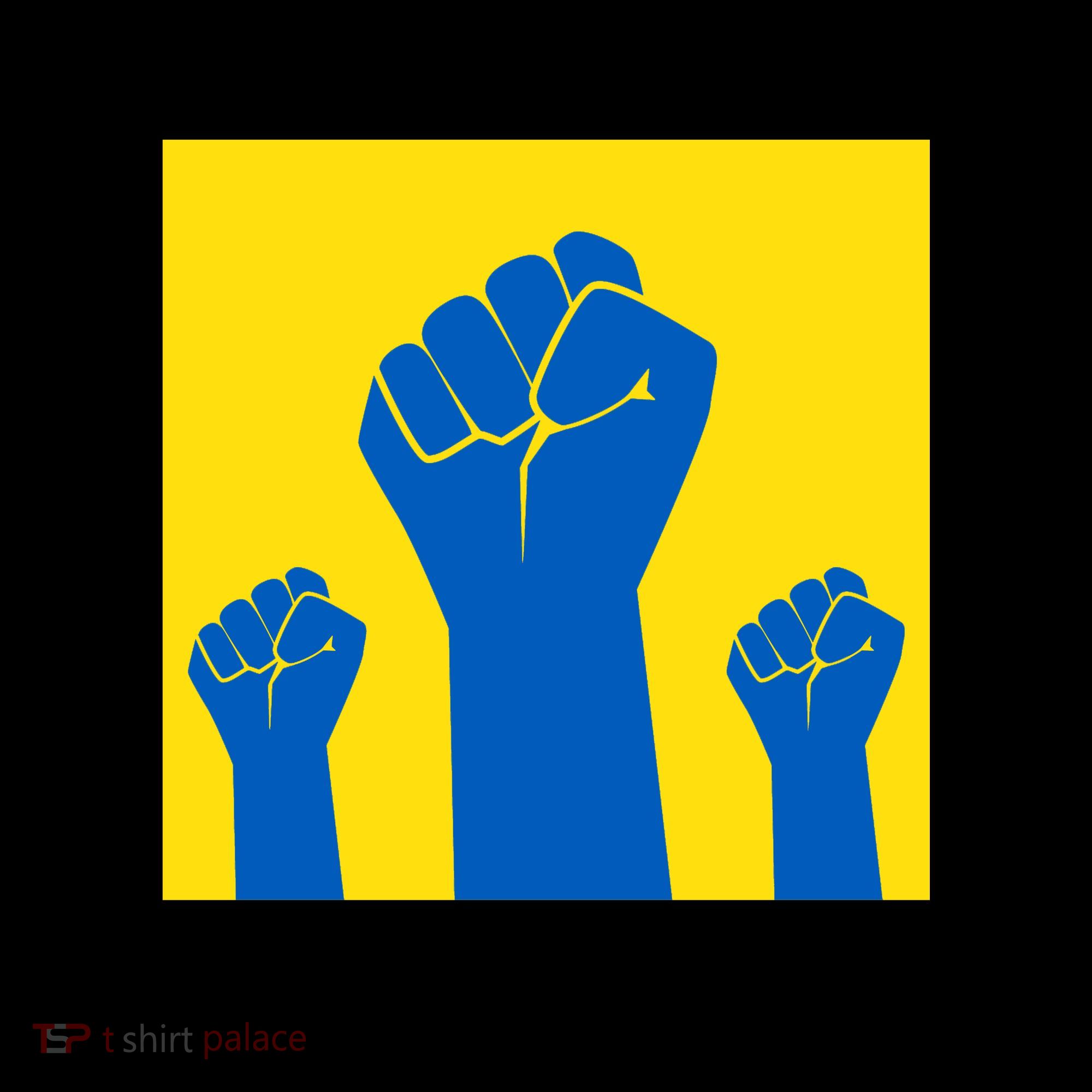 I Stand With Ukraine Fist Coffee Mug