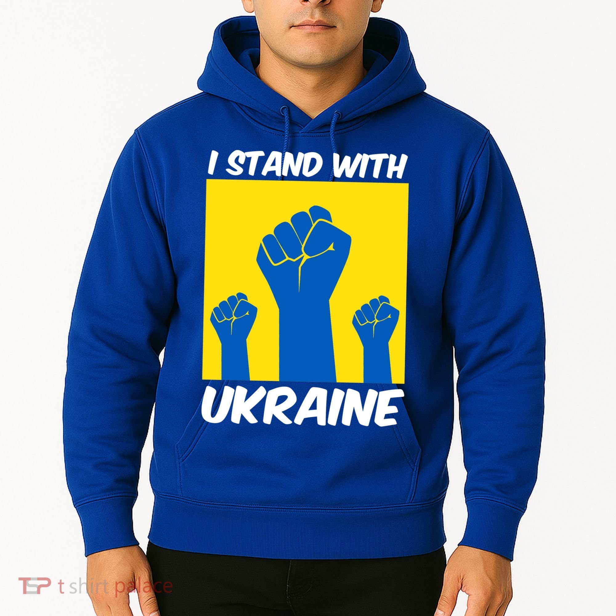I Stand With Ukraine Fist Hoodie