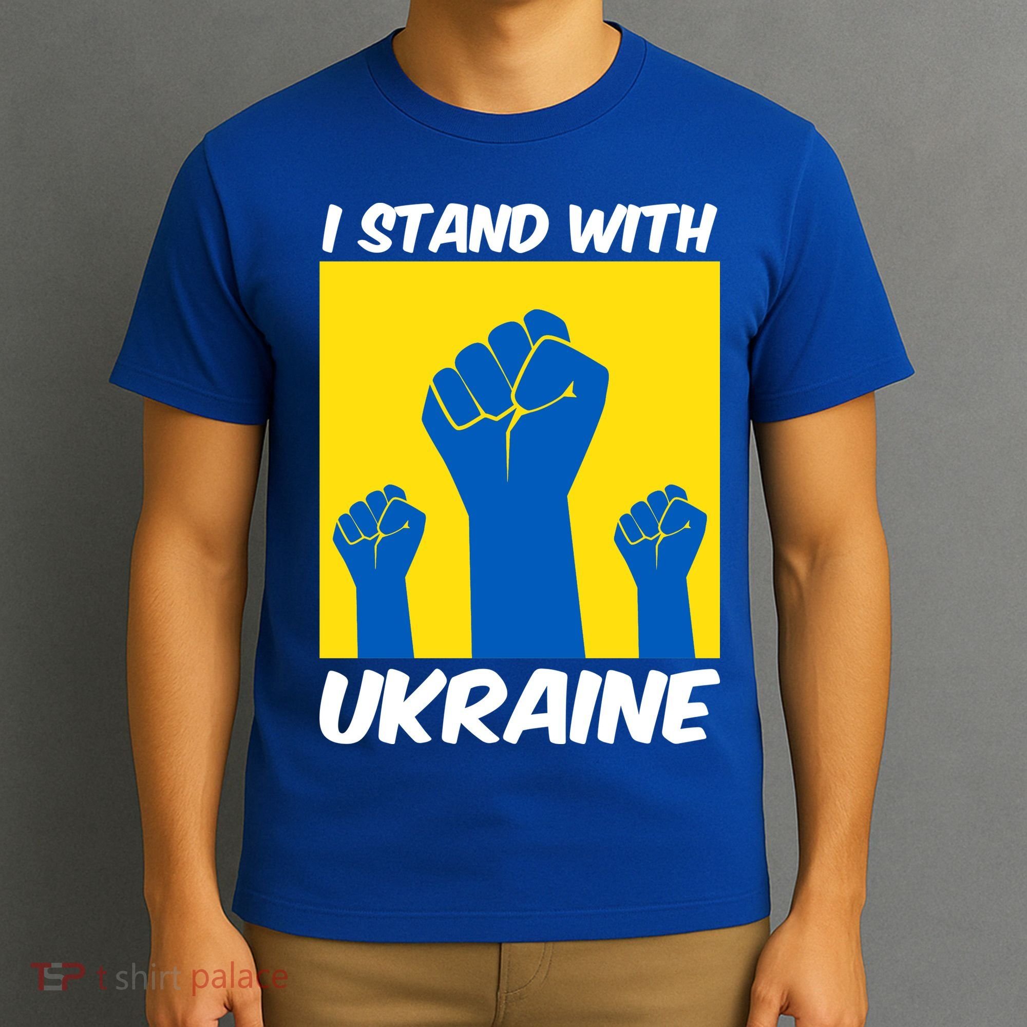I Stand With Ukraine Fist T-Shirt