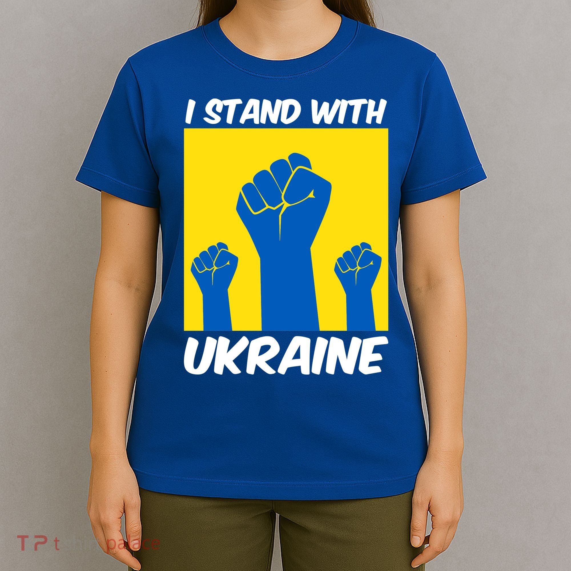 I Stand With Ukraine Fist T-Shirt