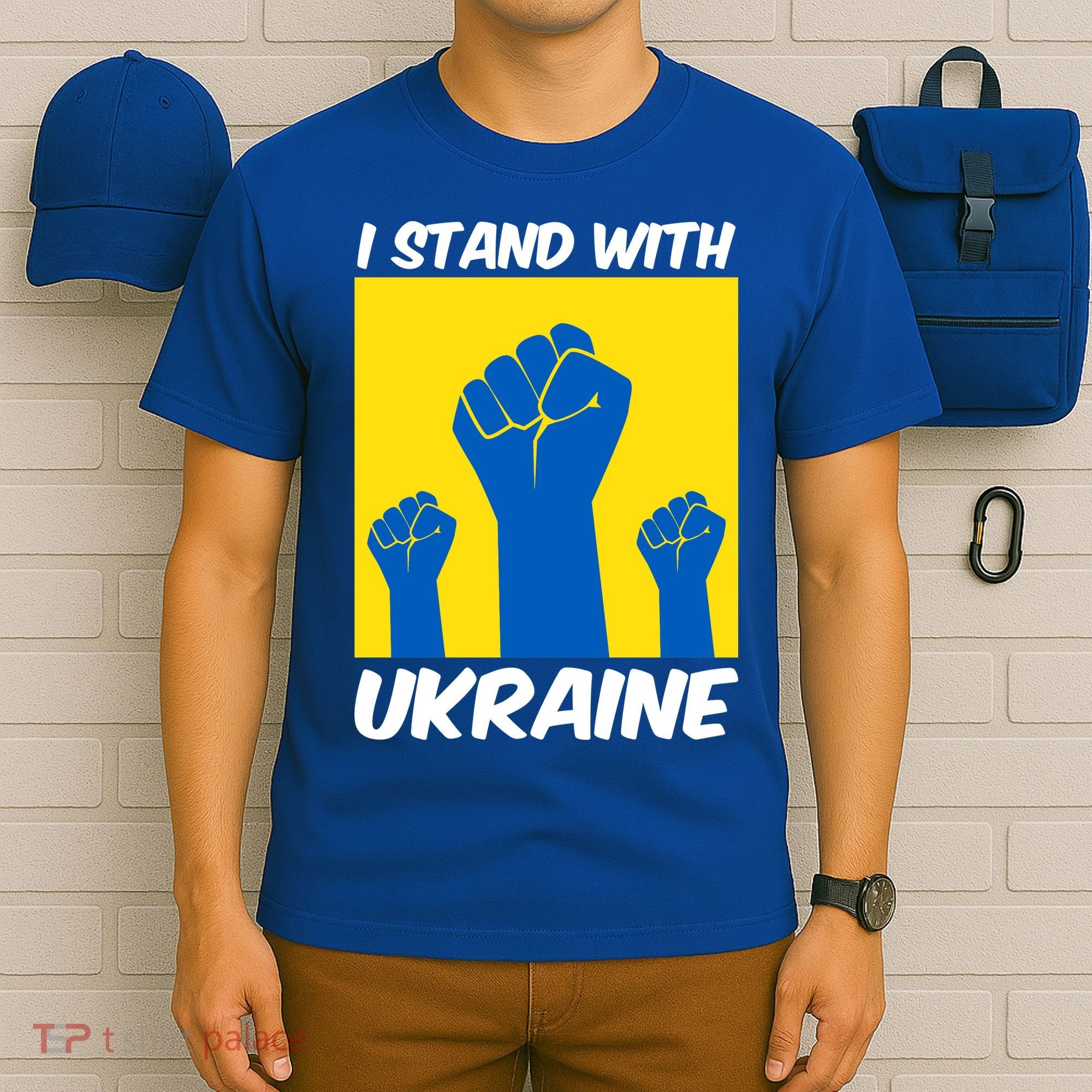 I Stand With Ukraine Fist T-Shirt