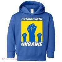 I Stand With Ukraine Fist Toddler Hoodie thumb 0
