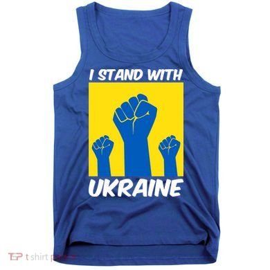 I Stand With Ukraine Fist Tank Top