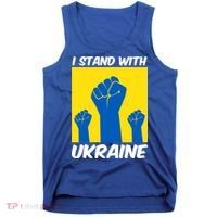 I Stand With Ukraine Fist Tank Top thumb 0