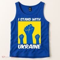 I Stand With Ukraine Fist Tank Top thumb 2