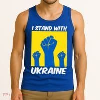 I Stand With Ukraine Fist Tank Top thumb 3