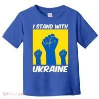 I Stand With Ukraine Fist Toddler T-Shirt thumb 0