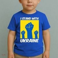 I Stand With Ukraine Fist Toddler T-Shirt thumb 2