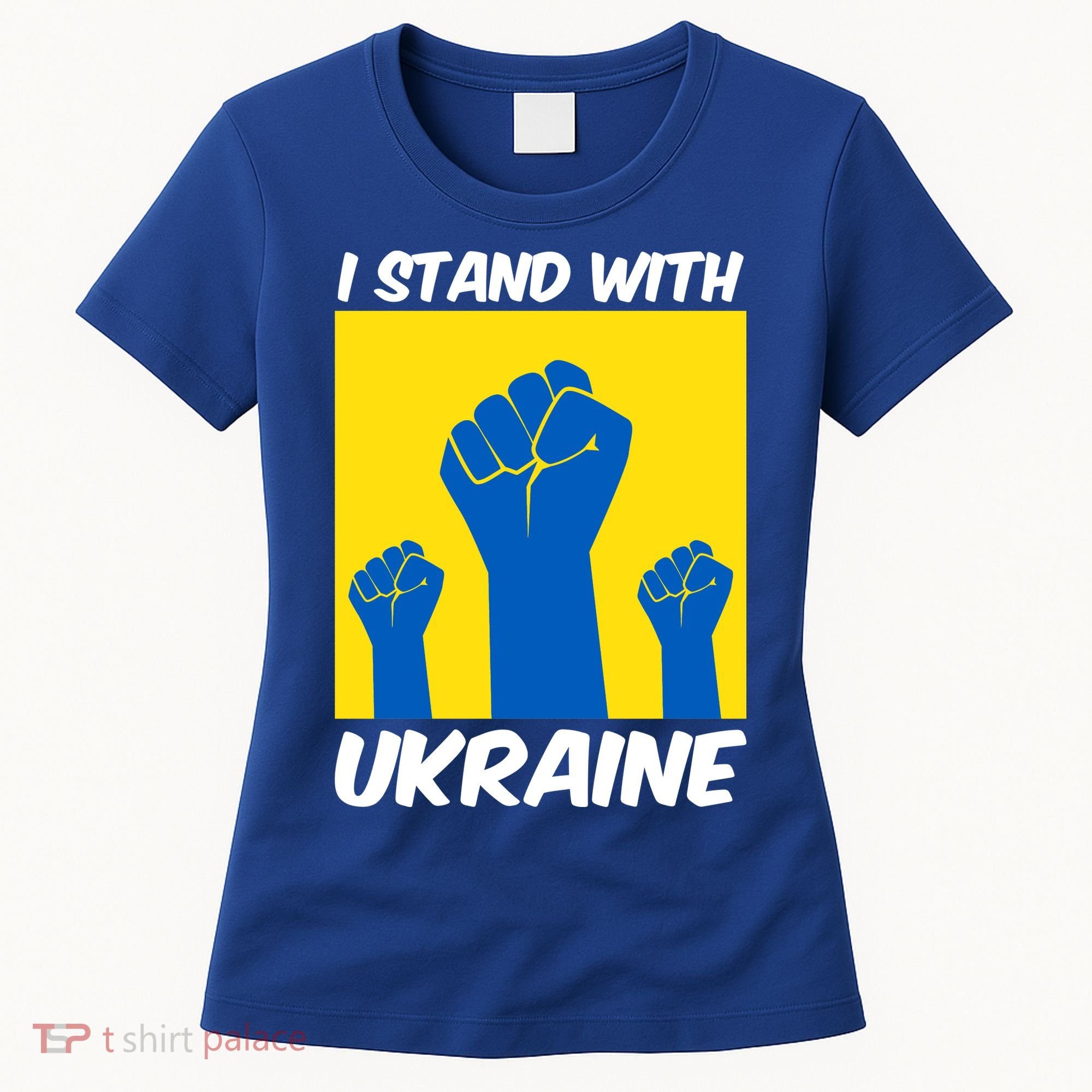 I Stand With Ukraine Fist Women's T-Shirt