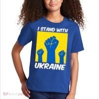 I Stand With Ukraine Fist Kids T-Shirt thumb 2