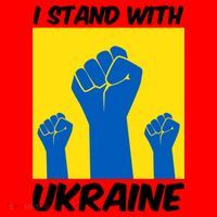 I Stand With Ukraine Fist Santa Hat thumb 1