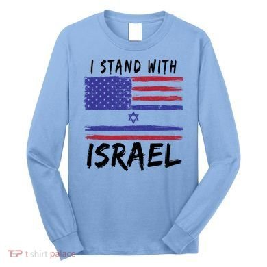 I Stand With Israel Support Israel Long Sleeve Shirt