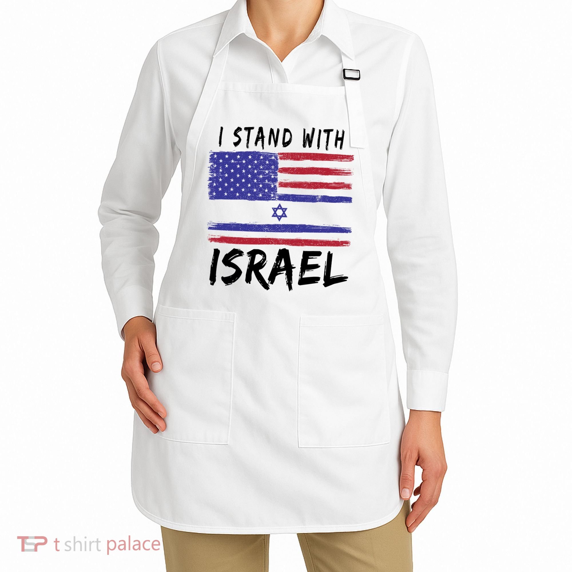 I Stand With Israel Support Israel Apron