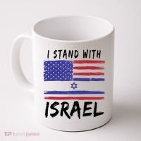 I Stand With Israel Support Israel Coffee Mug thumb 0