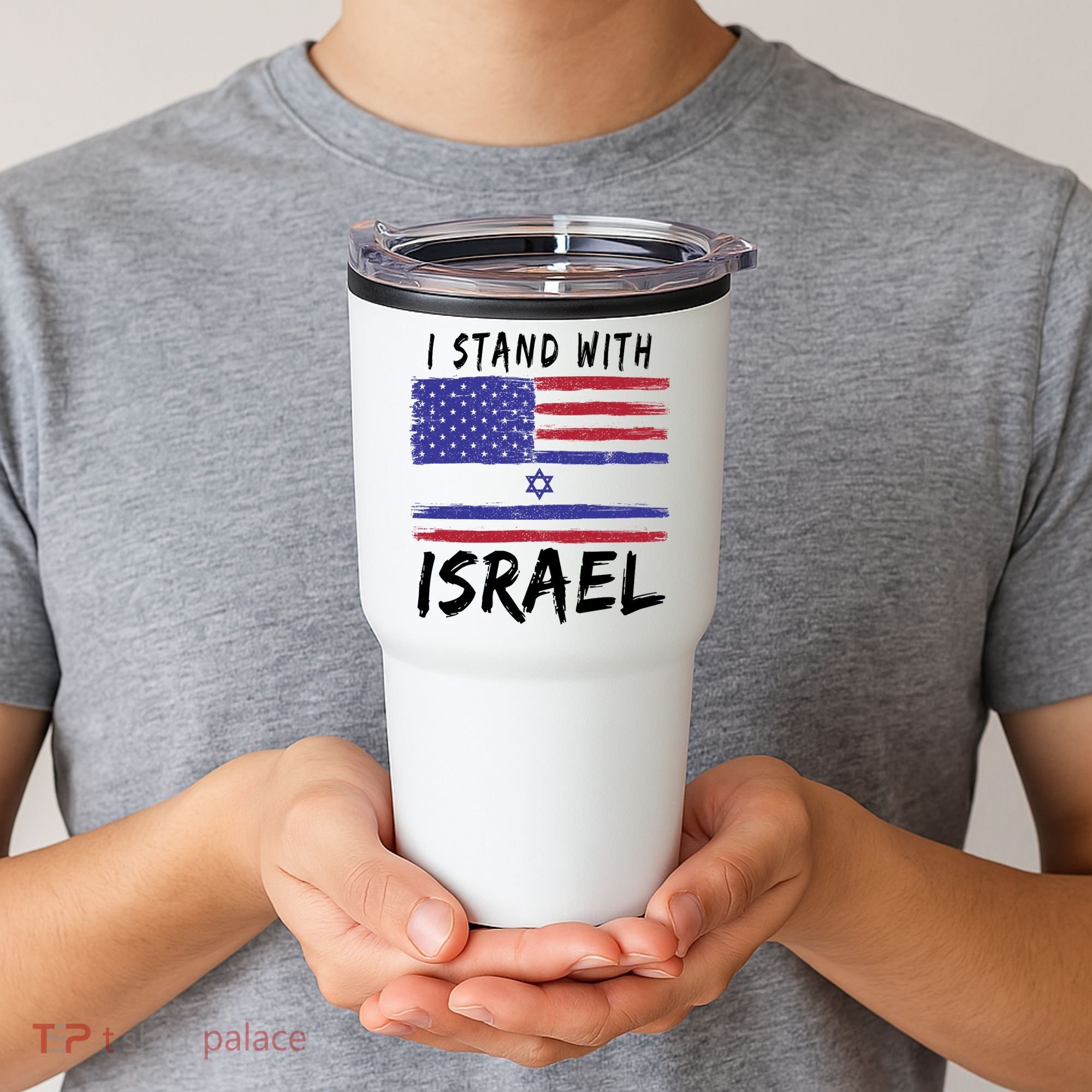 I Stand With Israel Support Israel Tumbler