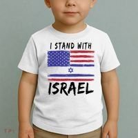 I Stand With Israel Support Israel Toddler T-Shirt thumb 2
