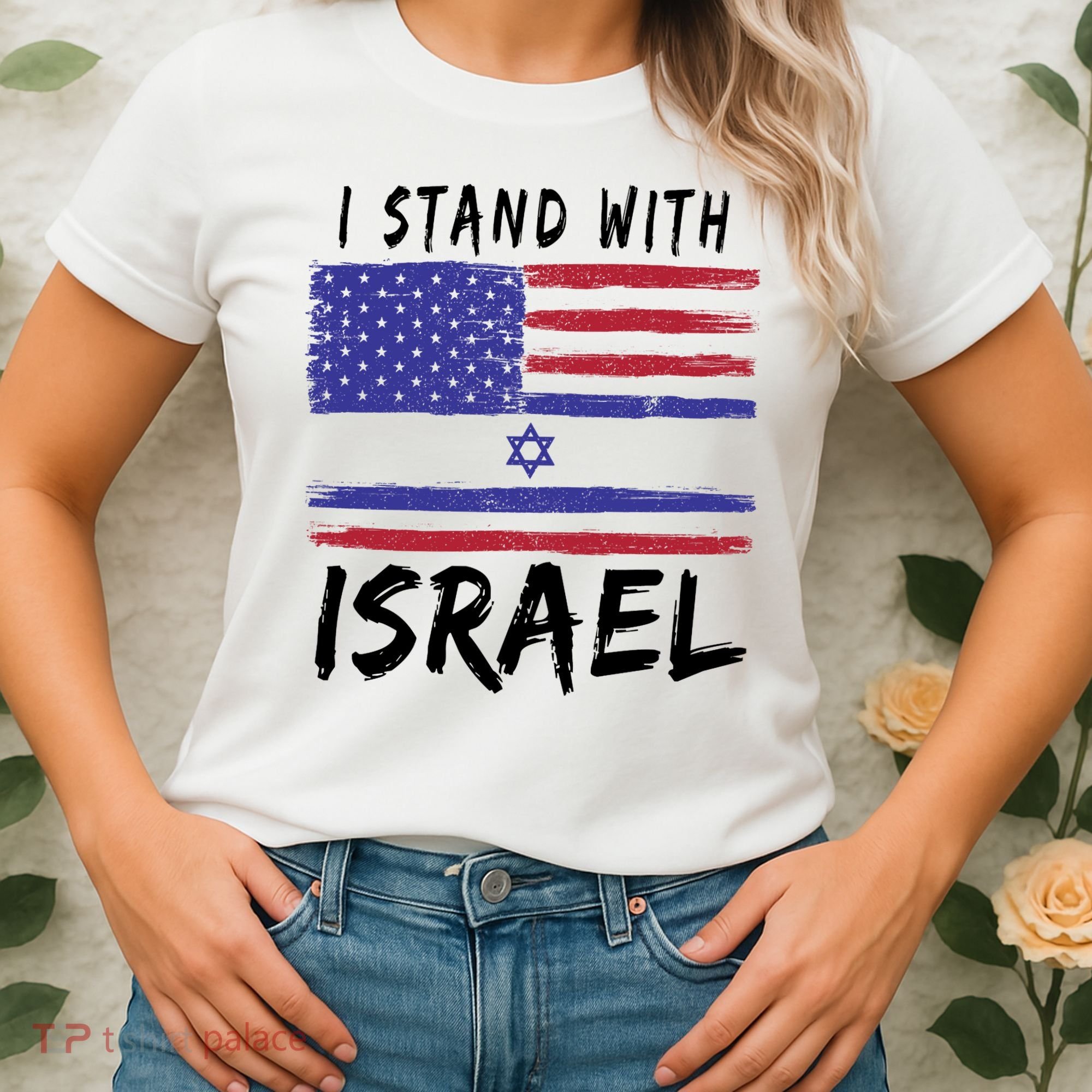 I Stand With Israel Support Israel Women's T-Shirt