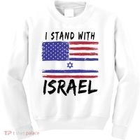 I Stand With Israel Support Israel Kids Sweatshirt thumb 0