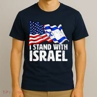 I Stand With Israel Israeli Pray For Israel T-Shirt thumb 3